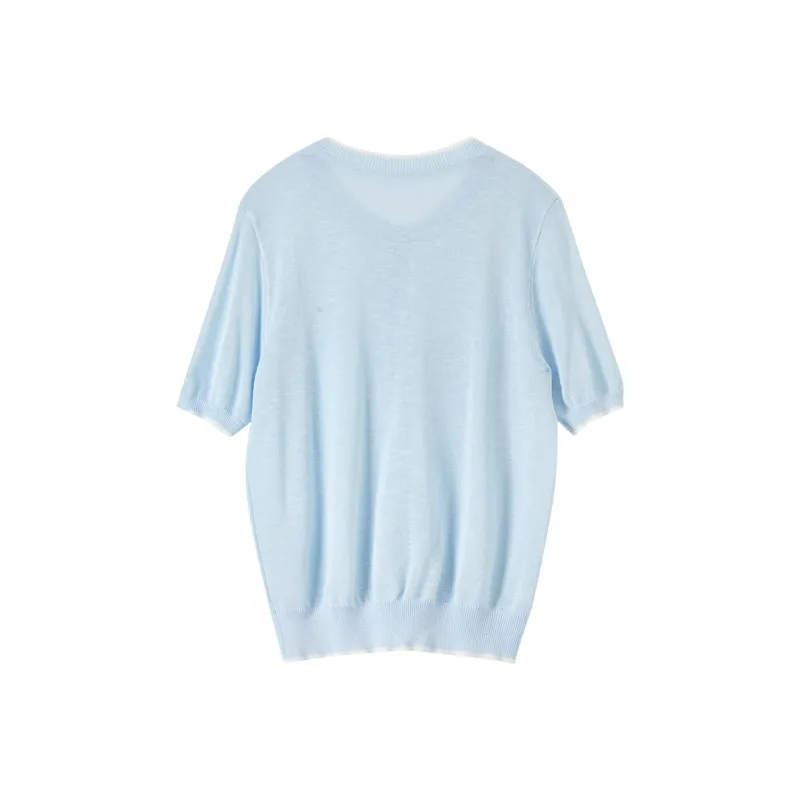 SENTUBILA Knitwear Women's Aqua Blue-1