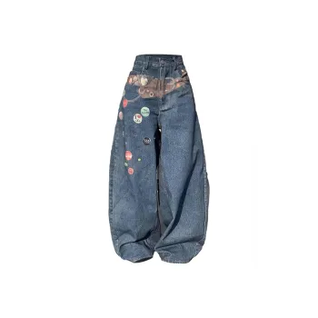 SUNSETMONENT Jeans Unisex Blue