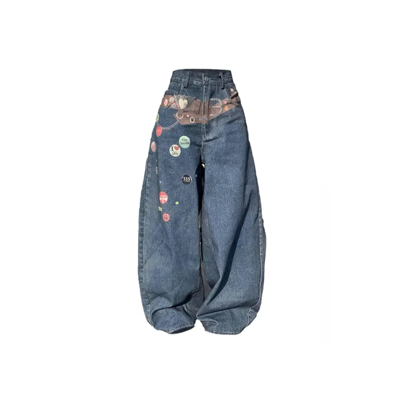 SUNSETMONENT Jeans Unisex Blue-0