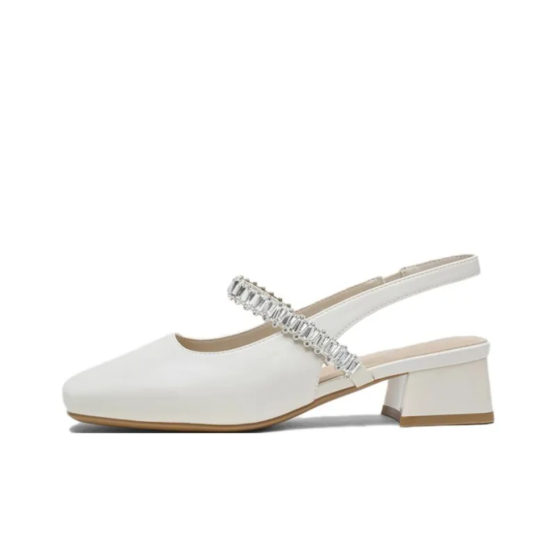 BASTO Chunky Heel High Heels 4CM Women's-0
