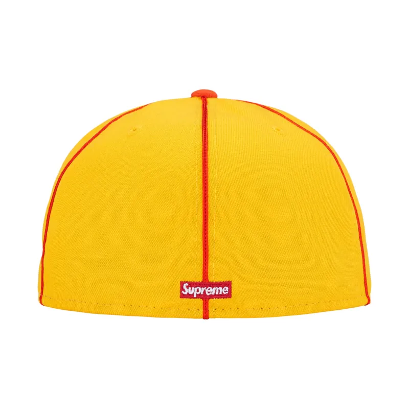 Supreme X New Era Piping Script Logo Cap-8
