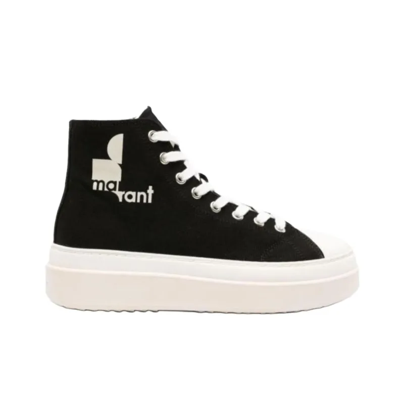 ISABEL MARANT High Top Skateboard Shoes Women's Black-1