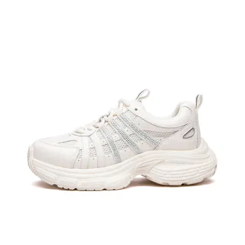 AAA SINCE 1955 Cushioning Abrasion Resistant Lightweight Low Top Casual Shoes Women's Ecru