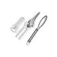 Nordic White-Labor-Saving Chicken Bone Scissors+All-Steel Fish Scale Planer[with Open Cap Magnetic Scissors]