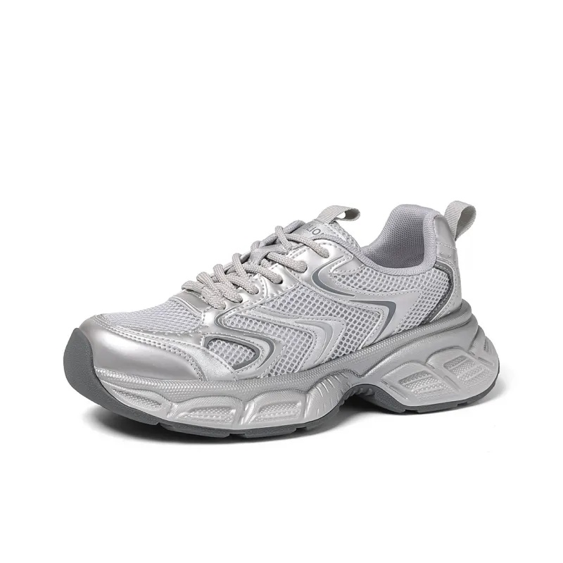 GOLDLION Breathable Low Top Chunky Sneakers Women's-1