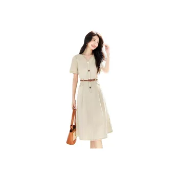 Like The Age Of Water Short Sleeved Dress Women's