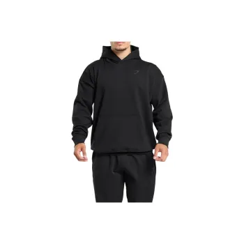 GYMSHARK Power Hoodie Sweatshirt Men's Black