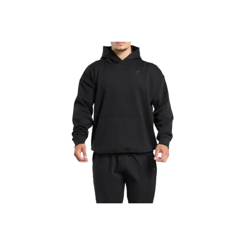GYMSHARK Power Hoodie Sweatshirt Men's Black