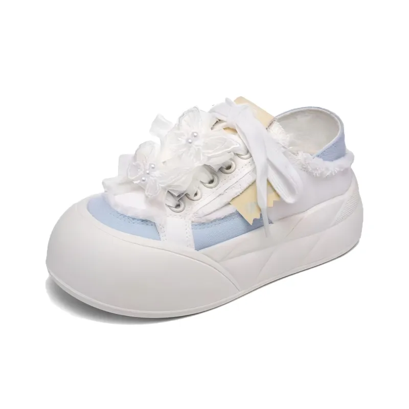 BINGO DUCK Slip Resistant Low Top Skateboard Shoes Women's-8