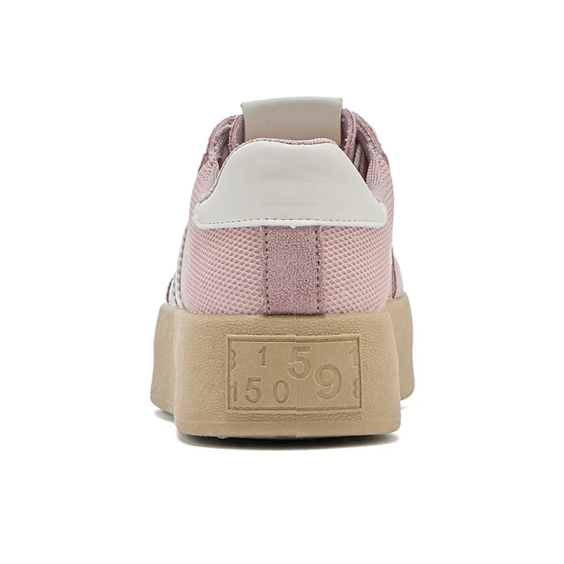 La Chapelle Anti Slip Wear Resistant Skateboard Shoes Women's Pink-4