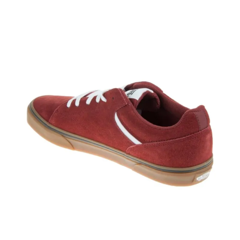 Vans Seldan Anti-Slip Wear-Resistant Low-Top Skateboard Shoes Men's Red-3