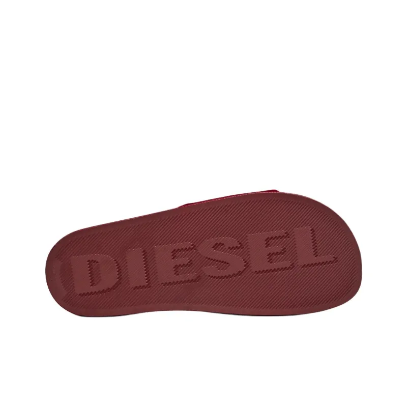DIESEL Sa Mayemi Slide Slippers Women's Red-6