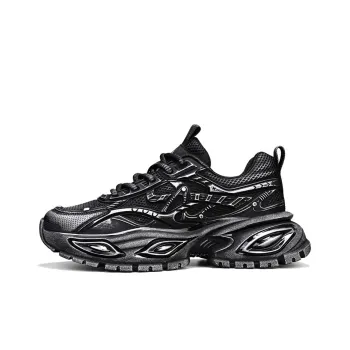 U.S. POLO ASSN. Low Top Chunky Sneakers Men's Black Silver