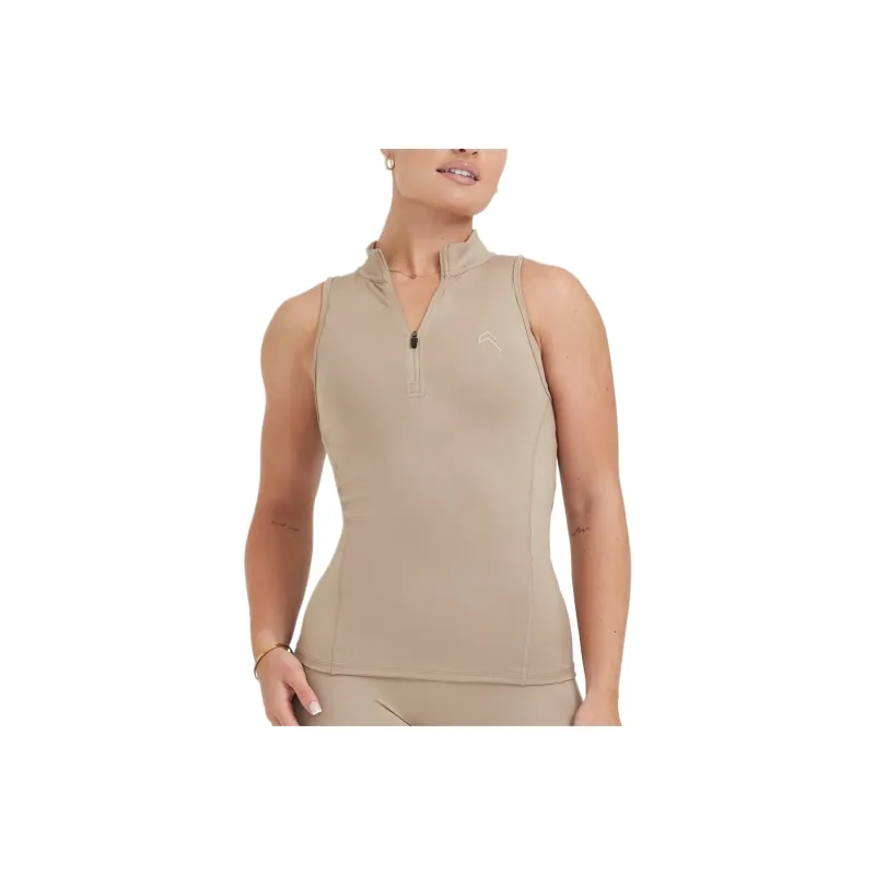 ONER ACTIVE Yoga Tank Top Women's Khaki-0