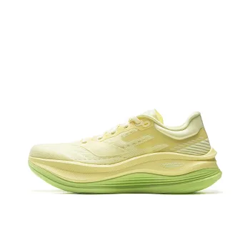 LiNing Anti Slip Wear Resistant Low Top Casual Running Shoes Women's Pale Yellow