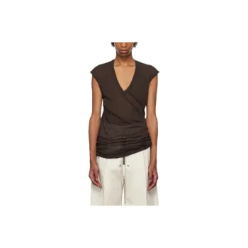 RICK OWENS/RO Tank Top Men's Dark Red Umber