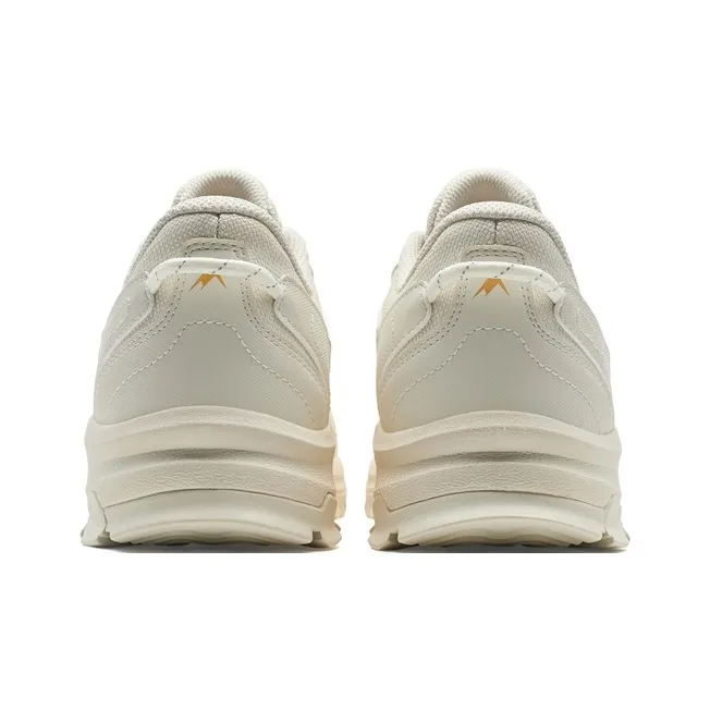 XTEP Shock Absorbers With Slip Resistant And Abrasion Resistant Properties Low Top Hiking Shoes Men's Tea White-4