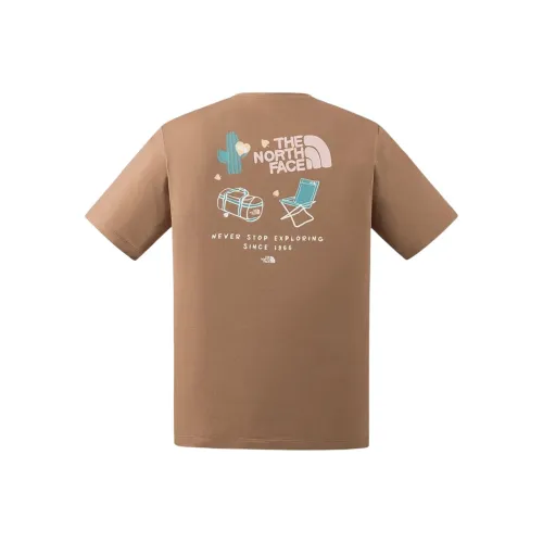 THE NORTH FACE T Shirt Unisex Latte Brown