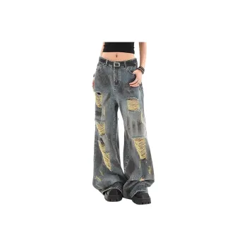 Ordifen Jeans Women's Blue