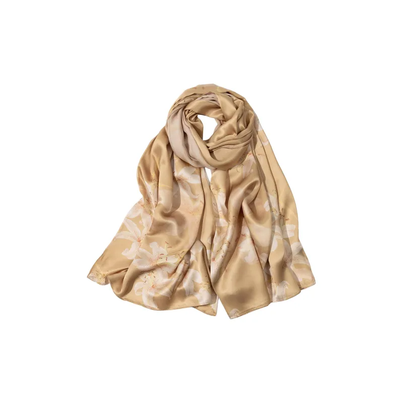 Shanghai Story 100% Mulberry Silk Scarves Women's Enchanted Dreams, Gift Box Set-82