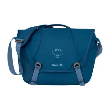 OSPREY Recycled Polyester Messenger Bag, Shoulder Bag, Crossbody Bag, Handbag Regular Unisex Dark Blue
