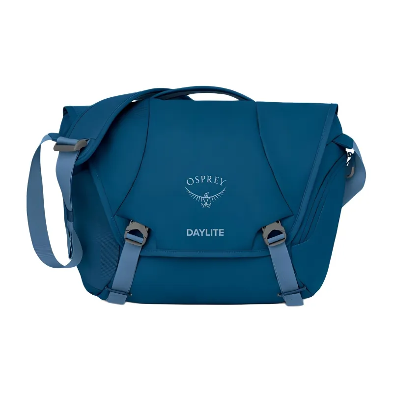 OSPREY Recycled Polyester Messenger Bag, Shoulder Bag, Crossbody Bag, Handbag Regular Unisex Dark Blue-0