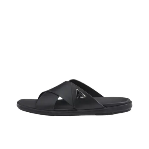 PRADA Slip Resistant Slide rung Men's Black