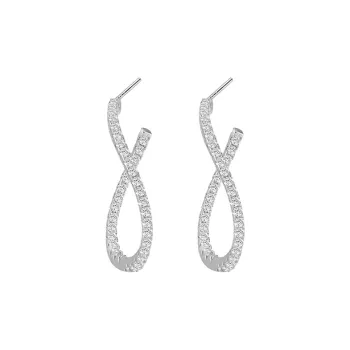 EAR PARTNER 925 Sterling Silver Stud Earrings Women's