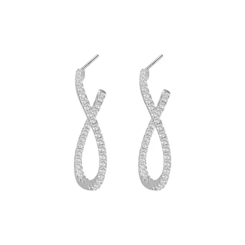 EAR PARTNER 925 Sterling Silver Stud Earrings Women's