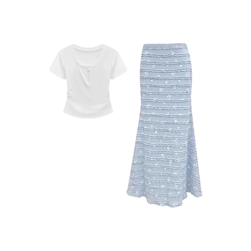 PLANE DRIFT Two Piece Skirt Sets Women's-0