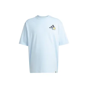 Adidas POSITIVITY SUN GRAPHIC T SHIRT T Shirt Unisex Light Blue