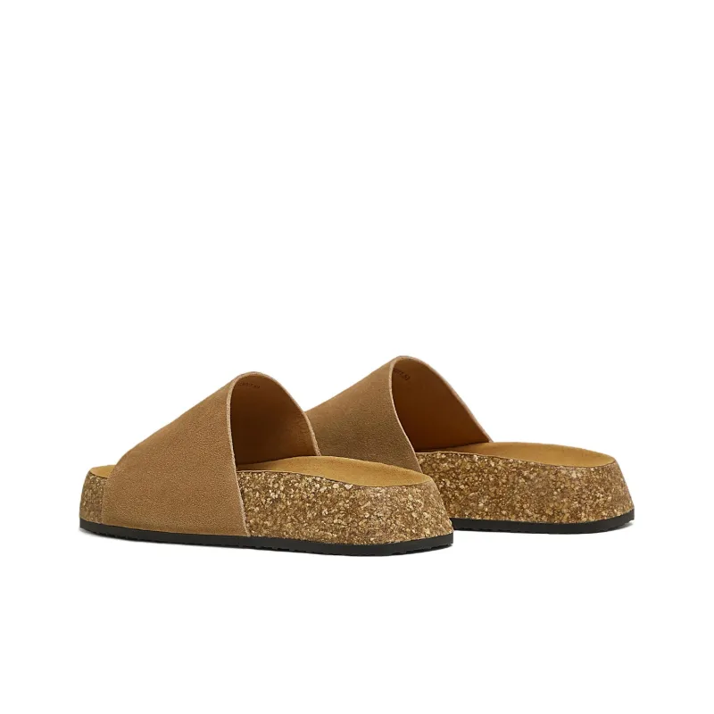 TATA Leather Patchwork Slide Slippers Women's-7