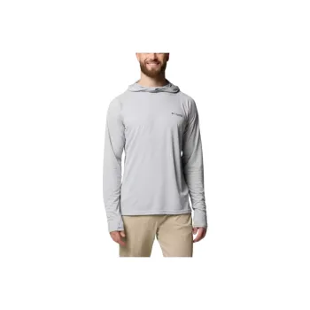 Columbia PFG Solar Stream Sweatshirt Men's Gray