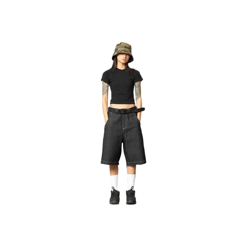 DAFK Denim Shorts Men Black -0