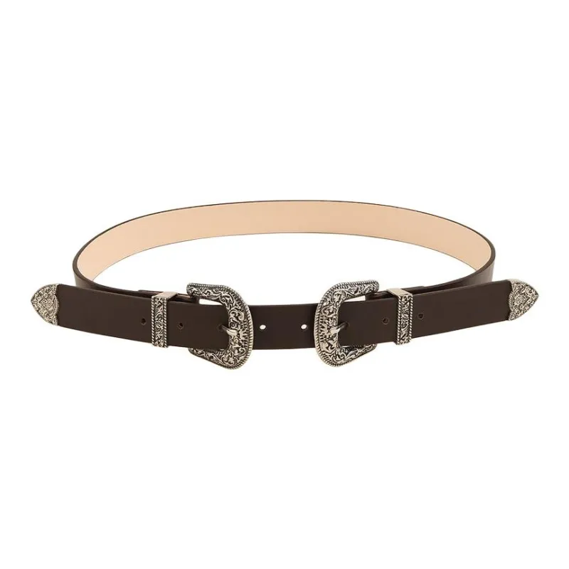 JEANSWEST PU Leather Belts Unisex 2.3CM-4