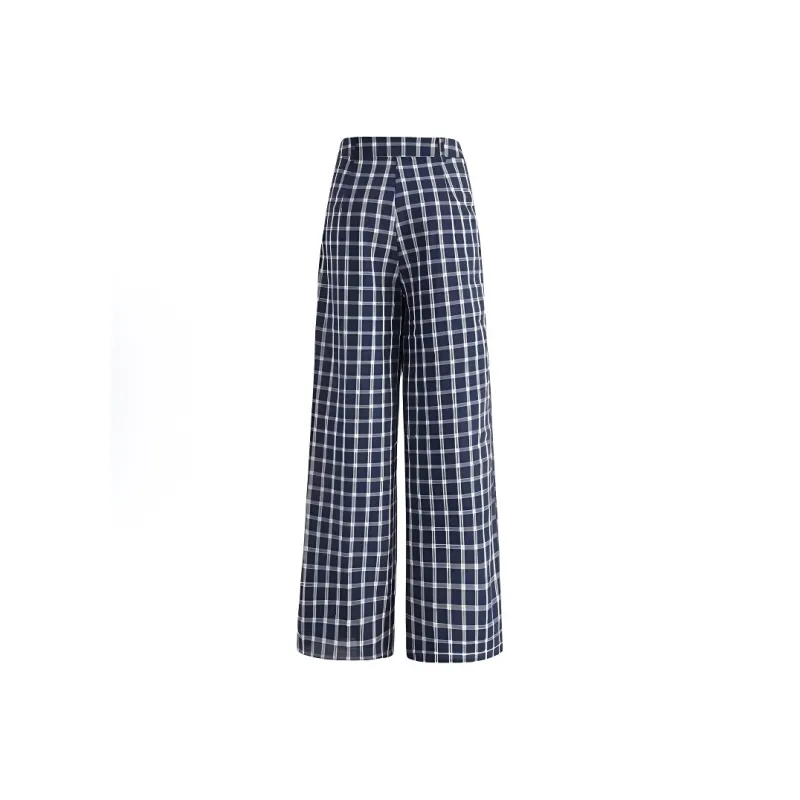 Hao Zhilang Casual Pants Women's Navy Blue-1