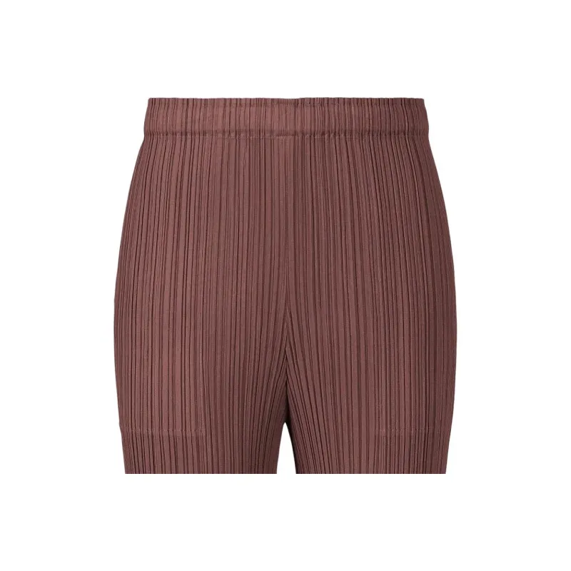 PLEATS PLEASE ISSEY MIYAKE Casual Pants Women's Red Brown-4