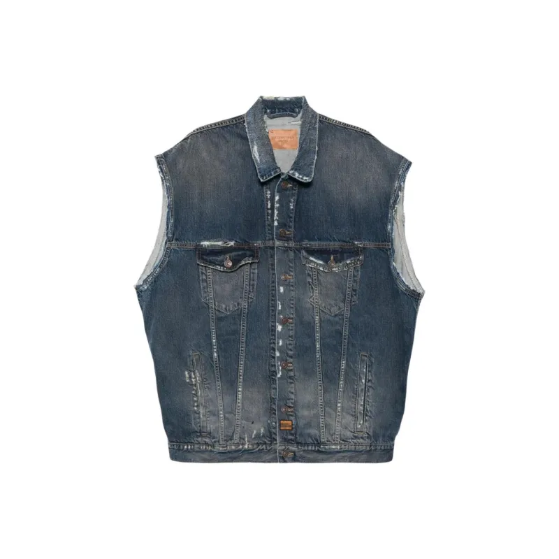 Balenciaga Denim Gilet-0