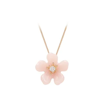 SHINE Begonia Collection Copper, Resin Necklaces Women's