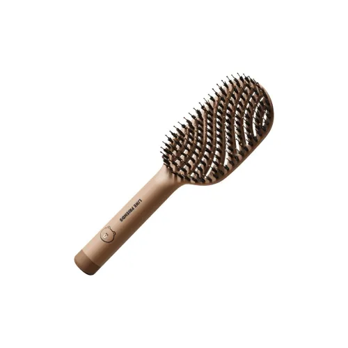 QILIN x LINE FRIENDS Pig Bristles Rib Comb Massage Scalp