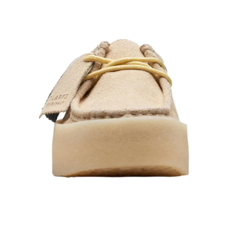 Clarks Wallabee Cup Low Top Casual Shoes Women's Light Umber-4