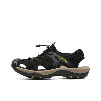 QIUTEXIONG Anti Slip Wear Resistant River Trekking Shoes Men's
