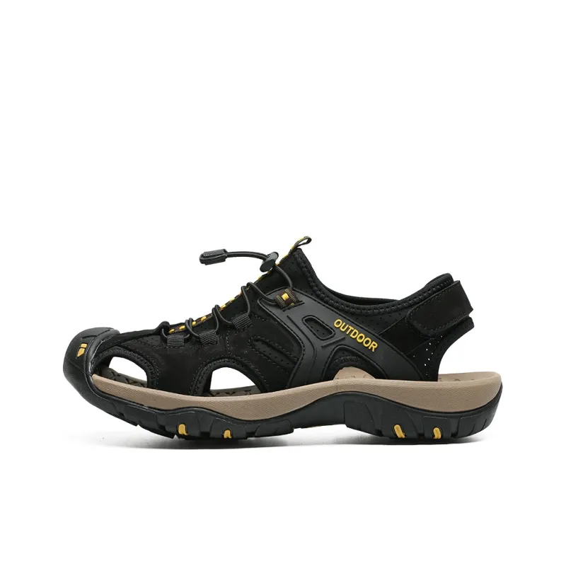 QIUTEXIONG Anti Slip Wear Resistant River Trekking Shoes Men's-0