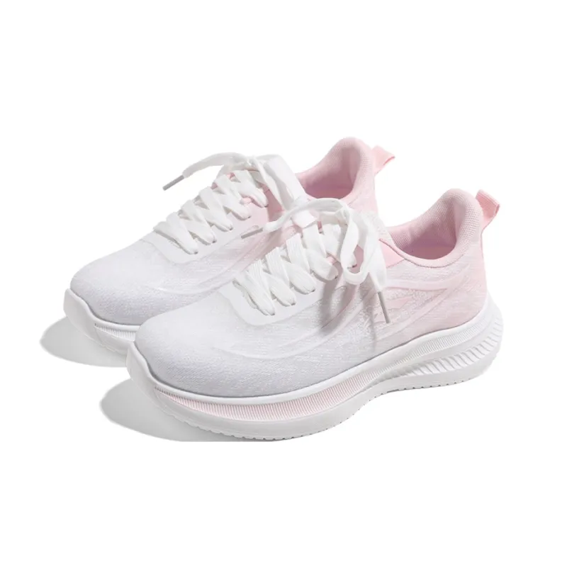 HUANQIU Running Shoes Women's Low Top White Blue-7