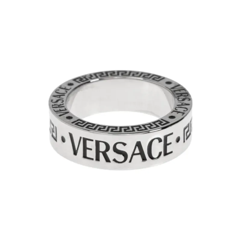 VERSACE Logo engraved Ring-0