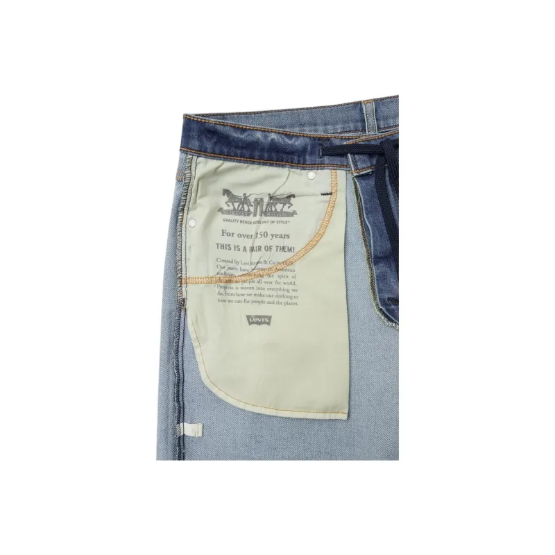Levis Denim Shorts Men Blue-3
