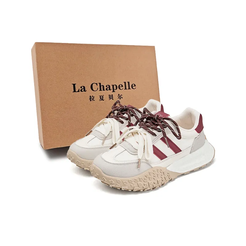 La Chapelle Height Increasing Wear-Resistant Low-Top Casual Shoes Women's-5