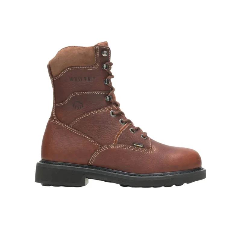 WOLVERINE Tremor DuraShocks Abrasion Resistant Slip Resistant Short Mid Calf Outdoor Boots Men's Light Brown-1