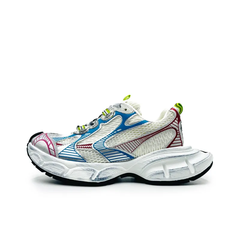 Hong Kong Meng Slip Resistant, Breathable, Height Increasing Low Top Chunky Sneakers Unisex-8
