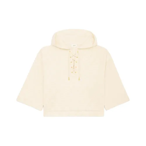 CELINE Sweatshirt Women's Milk White